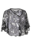 1920s Glitter Sequins Cape