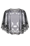 1920s Glitter Sequins Cape