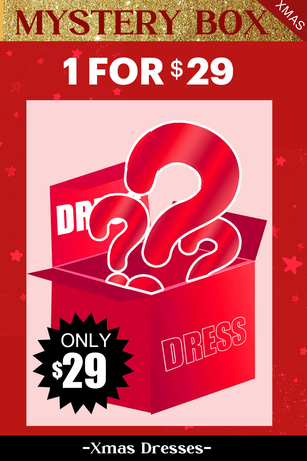 ZAPAKA MYSTERY BOX of 1Pc Xmas Dress