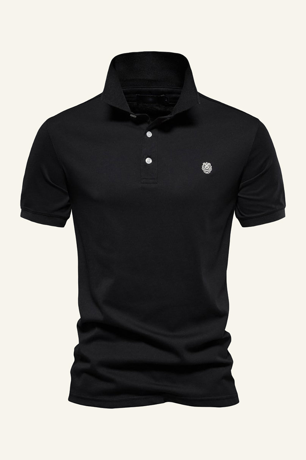 Classic Grey Green Regular Fit Collared Men's Polo Shirt