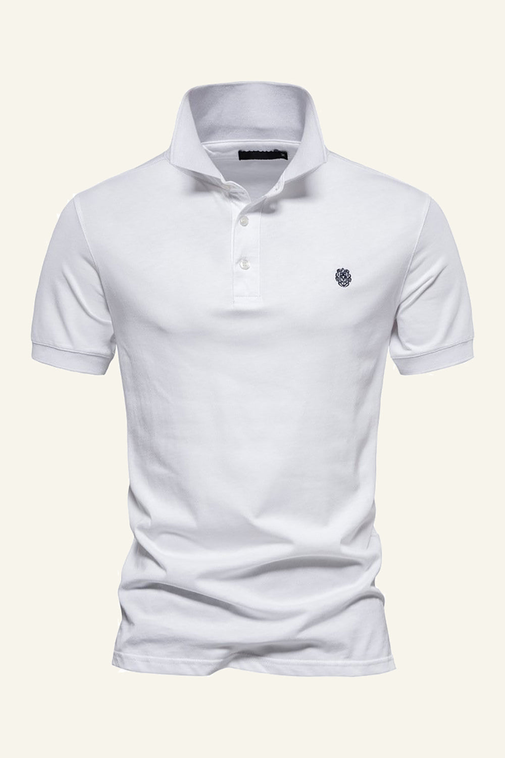 Classic Grey Green Regular Fit Collared Men's Polo Shirt