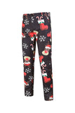 Black Printed 3 Piece Christmas Men's Suits