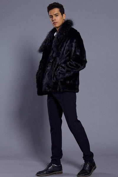 BLACKUP ショーボンハイネックファージャケット JOLENE-BLK FAUX FUR JACKET | AZALEA WANG