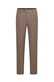 Khaki Plaid 3 Piece Notched Lapel Men Suits