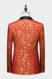 Orange Shawl Lapel 2 Piece Men's Prom Suits