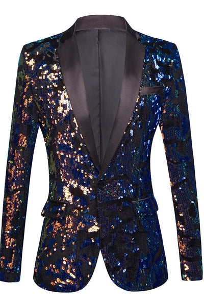 【GOLDEN 】DARK BLUE BLAZER Golden Goose Golden Single Breasted Blazer Dark Blue