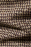 Khaki Plaid One Button Men's Blazer