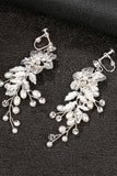 White Flower Bridal Ear Clip