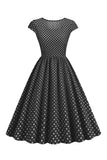 Polka Dots Swing 1950s Dress