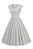 Polka Dots Swing 1950s Dress