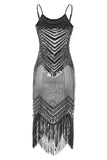 Fringed Vintage Sequin 1920s Gatsby Dress