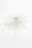Sweet Feather Yarn Flower Handmade Hair Clip