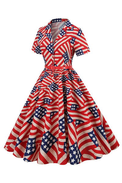 red flag dress Flag Dress Sport Costume