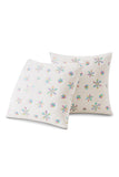 Christmas Gift White Snowflake Plush Pillow Case