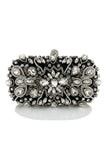 Rhinestone Sparkly Black Party Clutch Bag