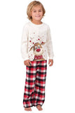 Christmas White Deer Family Matching Pajamas Set (Not Included Dog pajamas)