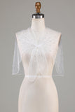 Black Tulle 1920s Cape with Pearls