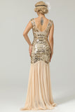 1920s Sequined Flapper Dress