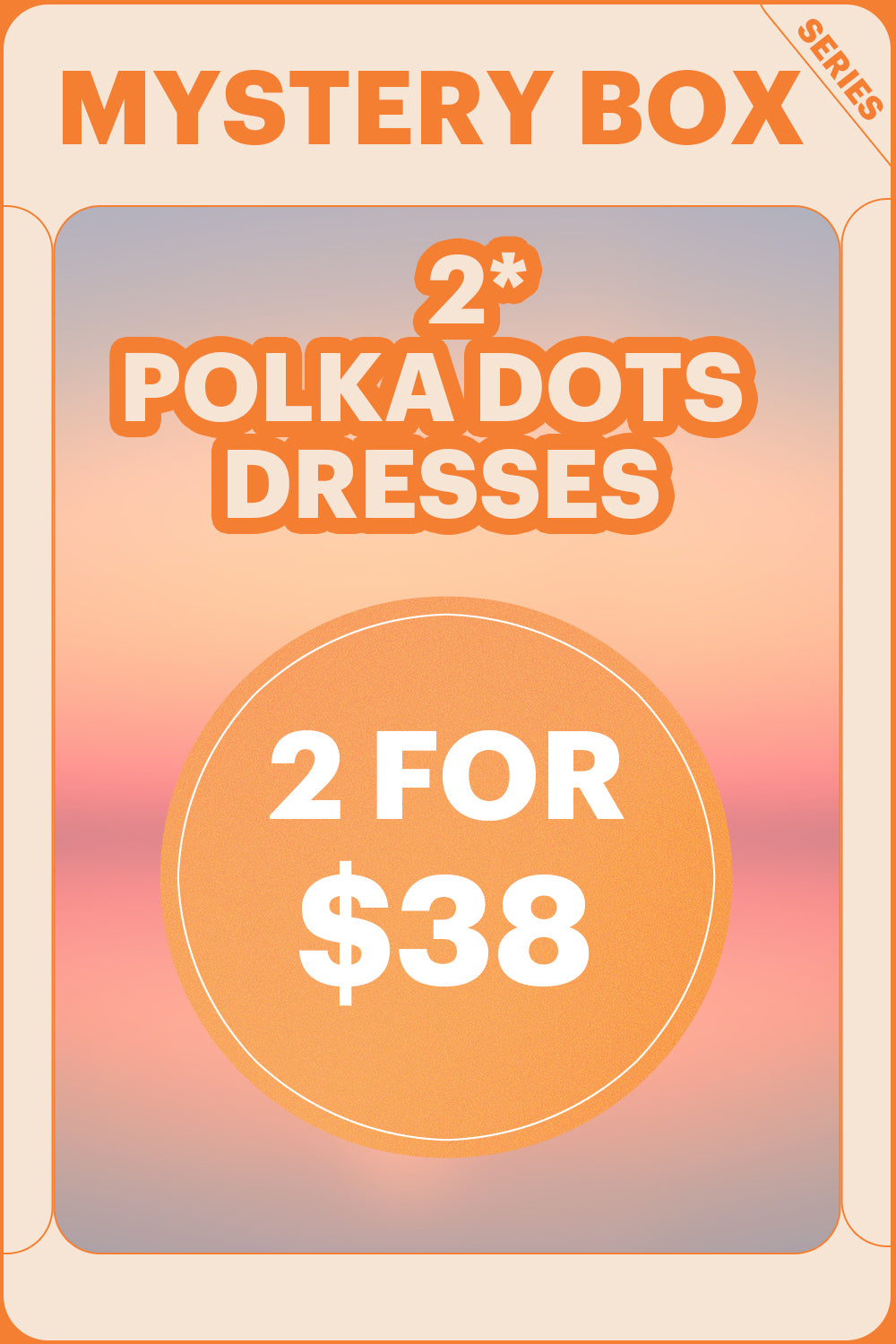ZAPAKA MYSTERY BOX of 2Pc Polka Dots Dresses