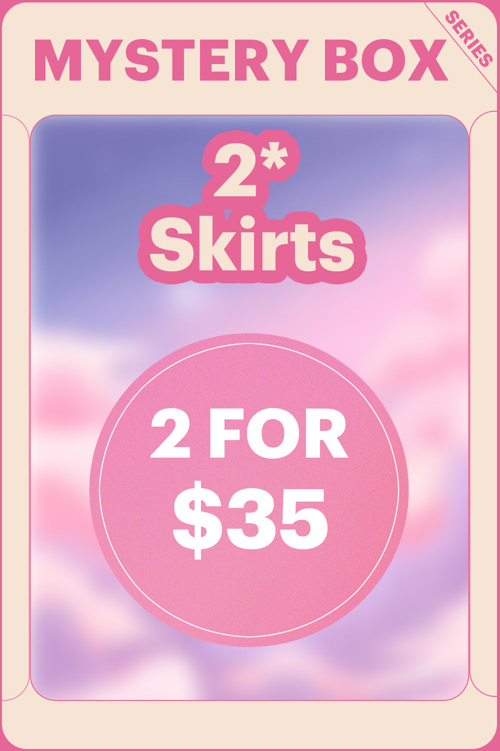 ZAPAKA MYSTERY BOX of 2Pc Skirts