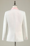 Light Pink Shawl Lapel 3 Piece Men's Prom Suits
