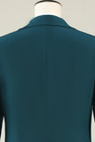 Dark Green Notched Lapel 3 Piece Men's Prom Suits
