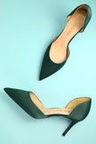 Dark Green Stiletto Heels