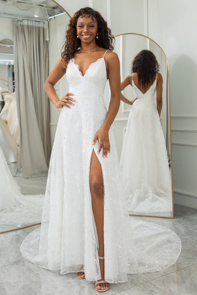 mekori925【新品】Clementine Ivory&Co. Zapaka Women Ivory Flower Prom Dress with Slit A Line