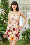 Black Spaghetti Straps Sheath Homecoming Dress with 3D Flowers