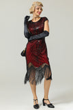 Gatsby Glitter Fringe 1920s Dress
