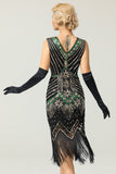 Glitter Fringe 1920s Flapper Dress