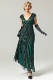 Sequined Mermaid 1920s Dress