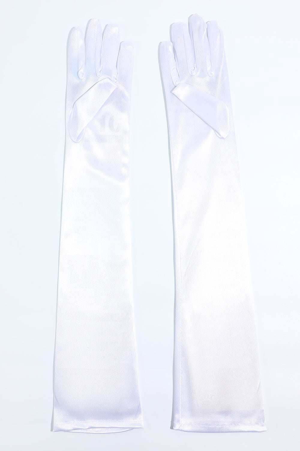 White 1920s Party Gloves