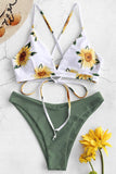 Floral Printed Summer Bikini