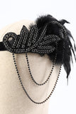 1920s Flapper Black Accessories Set