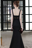 Black Mermaid Long Prom Formal Dress