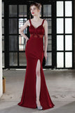 Black Mermaid Long Prom Formal Dress