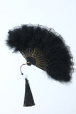 1920s Feather Lace Fan