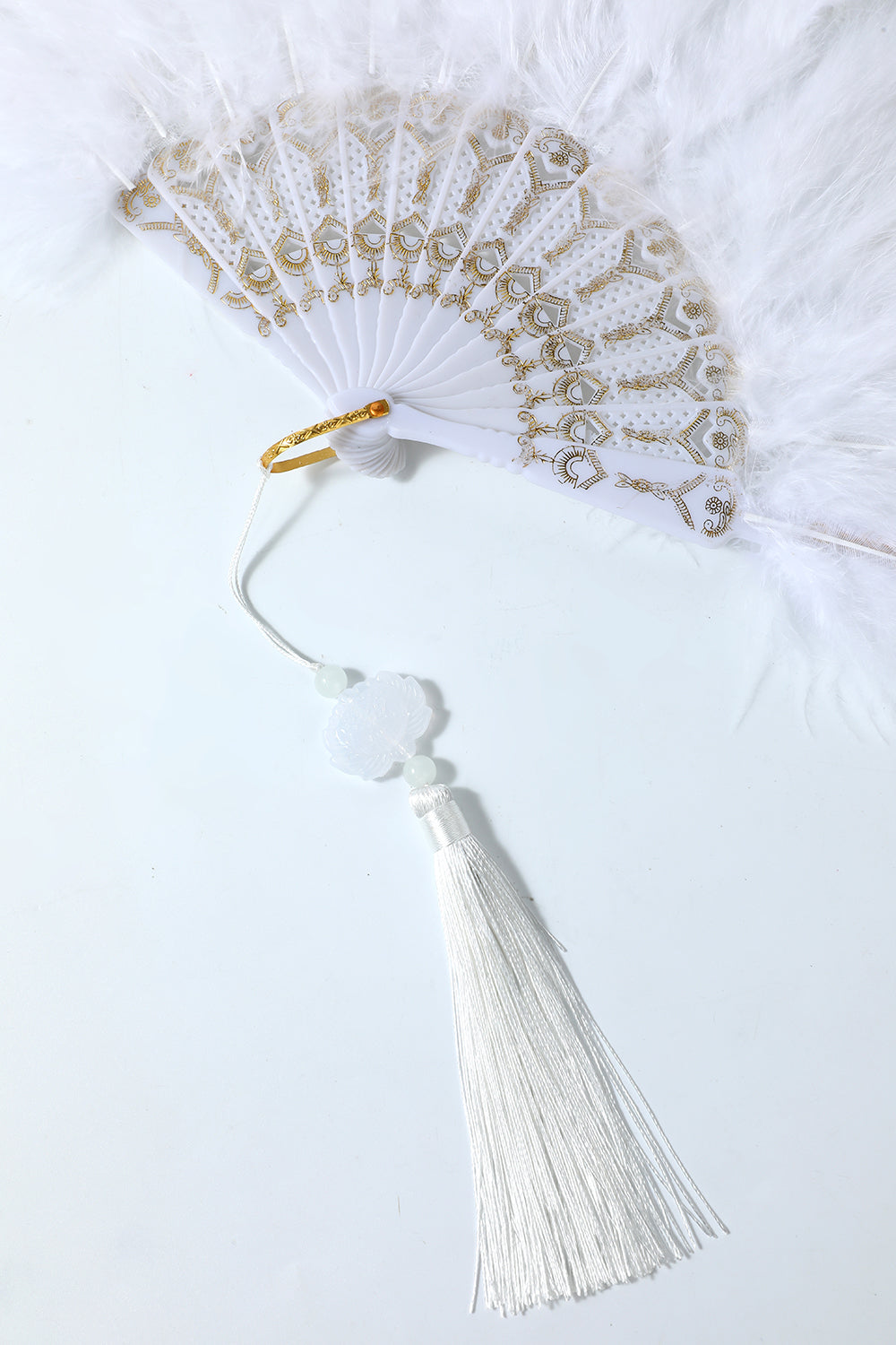 1920s Feather Lace Fan