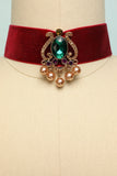 Red Velvet Necklace - ZAPAKA