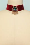 Red Velvet Necklace - ZAPAKA