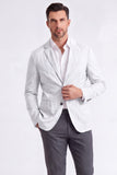 Sage Notched Lapel Single Breasted Sage Men's Blazer