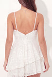 Sparkly White A-Line Asymmetrical Sequins Mini Graduation Dress