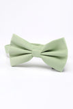 Light Green Men's 3-Piece Accessory Set (Bow Tie, Pocket Square, Pin)