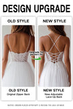 Lace White Tulle A Line Tea Length Graduation Dress