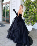 Black 1920s Party Lengthen Gloves