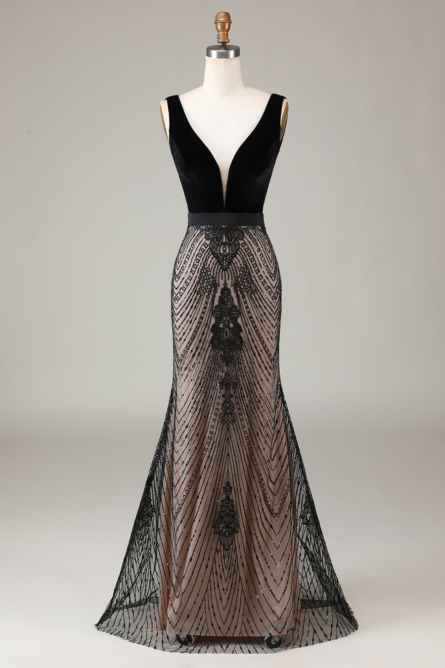 Black Prom Dresses in Black Sequin, Glitter, Satin, & More  ZAPAKA