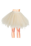 [US WAREHOUSE]Layered Tulle Petticoat Halloween Tutu Dance Skirt[2 For $9.99]-Random Color