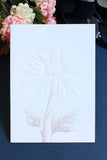 Simple Flower Print Invitation Cards