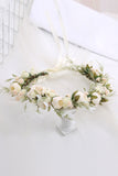 Blush Camellia Floral Crown Bridal Wedding Headband